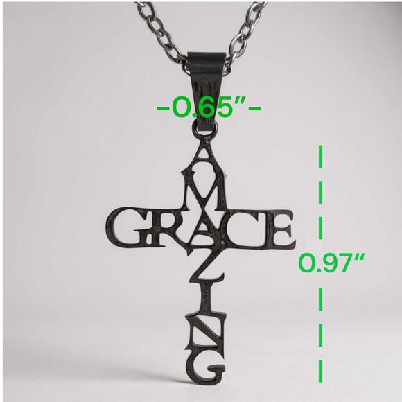 Christian cross necklace for women - Picture 3 of 4